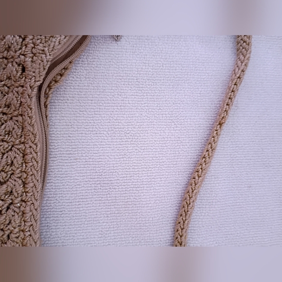 The Sak Gold Metallic  Crochet Women's Bag - Picture 7 of 11